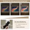 Regenboog - Sterrenhemel - Kleurrijk Light Box met batterij (Wandlamp kind) middel -USP_dimbaarNL