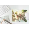 Bloesems - Zonlicht - Quote - Wit muismat rubber klein -witbureau