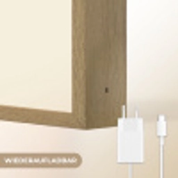 Basketbal - Net - Oranje Light Box met batterij (Wandlamp) middel -USP_websiteoplaadbaarDE