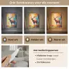 Hert - Bosdieren - Natuur - Kunst Light Box met kabel (Tafellamp) klein -USP_lichtkleurNL