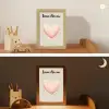 Gezichtje - Hart - Roze - Stippen Light Box met kabel (Kinderlampje) klein -sfeer3_kind