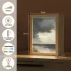 Kust - Golven - Rots - Storm Light Box met kabel (Tafellamp) klein -USP_NL