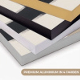 Zwart - Abstract - Japandi Textielframe zwart klein -USP_kleurenDE