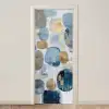 Abstract - Goud - Vormen deurposter klein -3d_beige