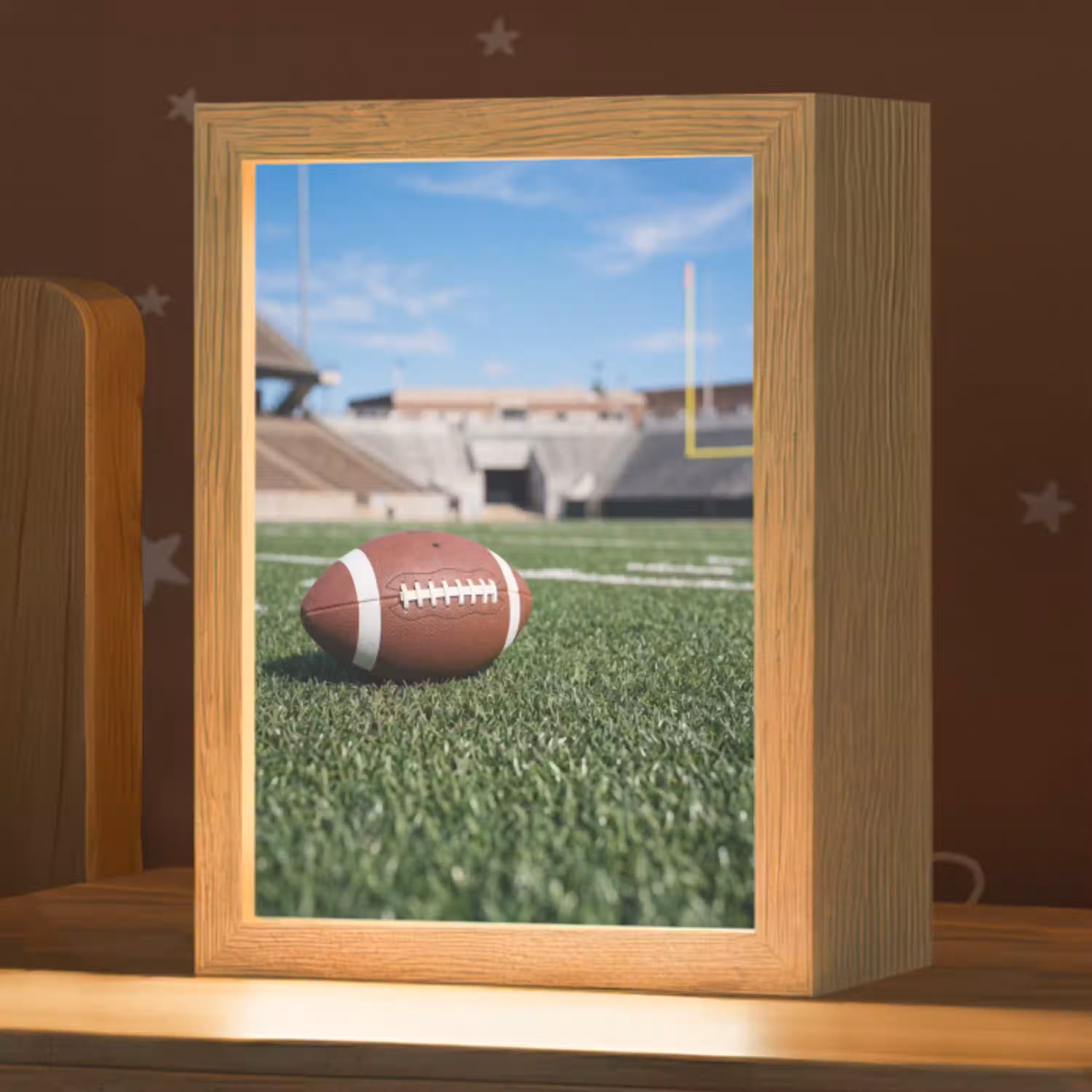 Football - Veld - Stadion - Sport Light Box met kabel (Kinderlampje) klein -zzz_3d_website