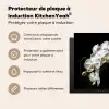 Dauwdruppels op Witte Orchideeën Inductie beschermer vinyl 3mm middel -usfeer2_FR