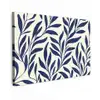 Bladeren - Klimop - Donkerblauw canvas 2cm klein -z3d