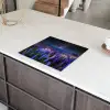 Sterrenlicht over Lupineveld Inductie beschermer vinyl 3mm middel -sfeer8