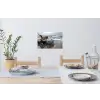 Schelp - Strand - Blauw - Zee Muursticker klein -eettafel