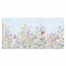 Weidebloemen - Illustratie - Kleurrijk Muismat XXL klein -3d_leeg