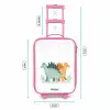 Stegosaurusduo onder sterrenregen Kinderkoffer - Roze klein -productfoto_formaten