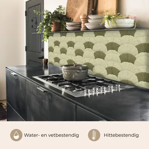 Bladeren - Structuur - Groen keuken achterwand 2 middel 871 -usp_NL