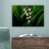 Bloemen - Wit - Bladeren - Lelietjes canvas 2cm klein -sfeer4