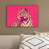 Tijger - Modern - Neon canvas 2cm klein -sfeer3