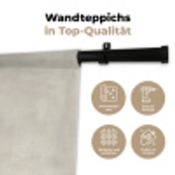 Zandkleurig - Modern - Egaal Wandkleed katoen klein 269 -tsfeer2_DE