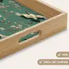 Kersenbloesem - Kraamvogels - Groen Dienblad Rechthoek middel 911 -USP_HandgreepES