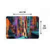 Abstract - Figuren - Kleurrijk Placemat vinyl groot -specs