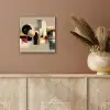 Abstract - Vormen - Beige - Texturen aluminium wit klein -sfeer4