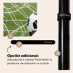 Voetbal - Goal - Net - Sport Inductie beschermer vinyl 3mm middel -zzzzzzz-induclip_ES