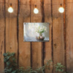Vaas - Eieren - Bloemen tuinposter los doek klein -sfeer1
