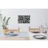 Symbolen - Abstract - Grafisch - Zwart Muursticker klein -eettafel