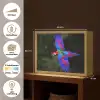 Felgekleurd - Papegaai - Bos - Vleugels Light Box met batterij (Wandlamp) middel -USP_websiteoverzichtNL