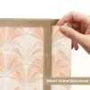 Waaier - Patroon - Perzik Light Box met batterij (Wandlamp) middel 907 -USP_websiteprintNL