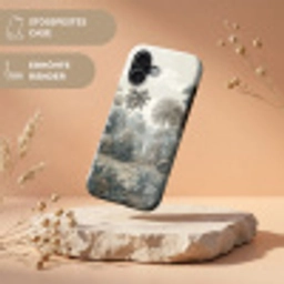 Tropisch - Landschap - Illustratie Toughcase MagSafe Apple iPhone 17 klein -USP_RandenV_DE