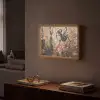 Kimono - Vrouw - kersenbomen Light Box met batterij (Wandlamp) middel -sfeer1