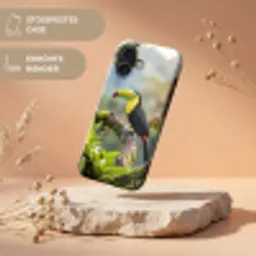 Toekan - Jungle - Natuur - Kleurrijk Toughcase MagSafe Apple iPhone 17 klein -USP_RandenV_DE