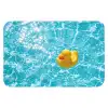 Badeend - Dobberen - Blauw WCmat klein -3d