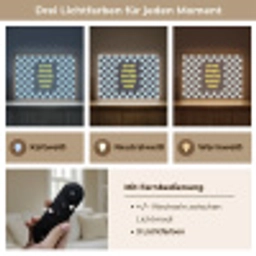 Patroon - Geblok - Blauw - Slow down you're doing fine Light Box met batterij (Wandlamp) middel -USP_lichtkleurDE