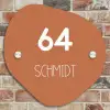 Terracotta - Modern Naambord Organisch middel -sfeer10