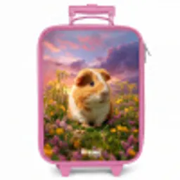 Cavia - Natuur - Dier Kinderkoffer - Roze klein -zzz_website3d
