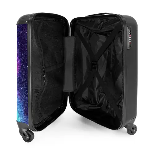 Kosmische kleurexplosie Koffer - NBS - Handbagage middel -binnenkant