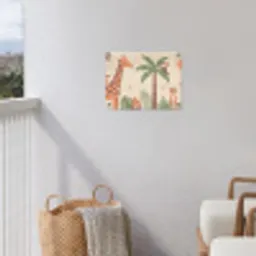 Dieren - Tropisch - Safari - Kleurrijk tuinposter los doek klein -sfeer8