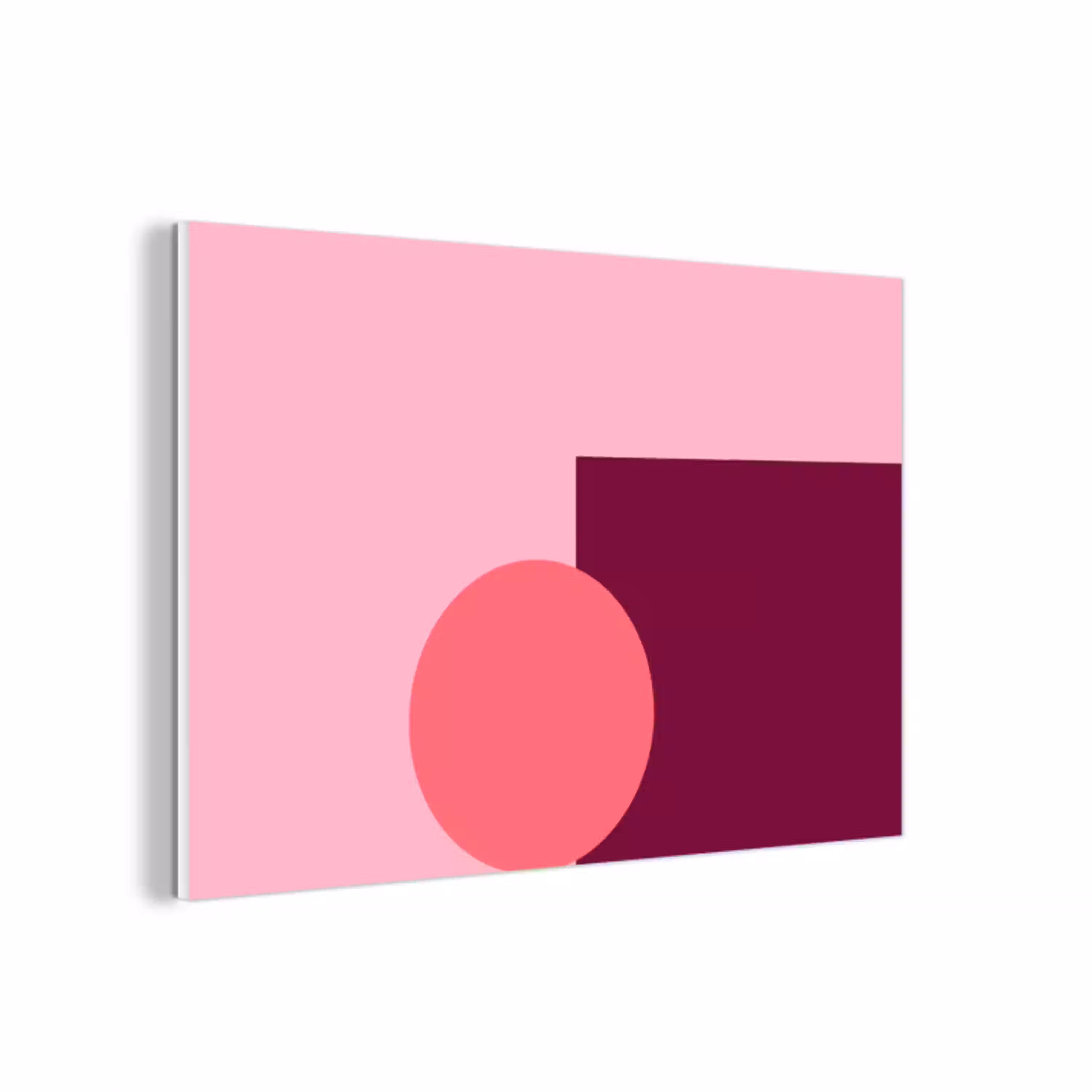 Abstract - Vormen - Roze - Modern - Design forex 5mm xxl -3d