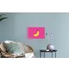 Banaan - Geel - Fruit Muursticker klein -plant