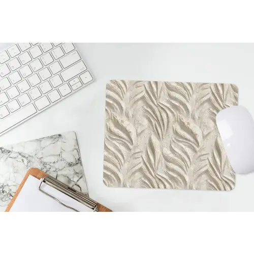 Textuur - Reliëf - Beige muismat rubber klein 262 -witbureau