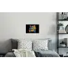 Kat - Graffiti - Kleurrijk - Wafel - Eten Muursticker klein -slaapkamer
