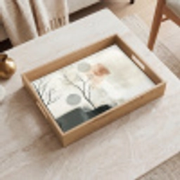 Wabi sabi - Beige - Plant Dienblad Rechthoek middel -sfeer1