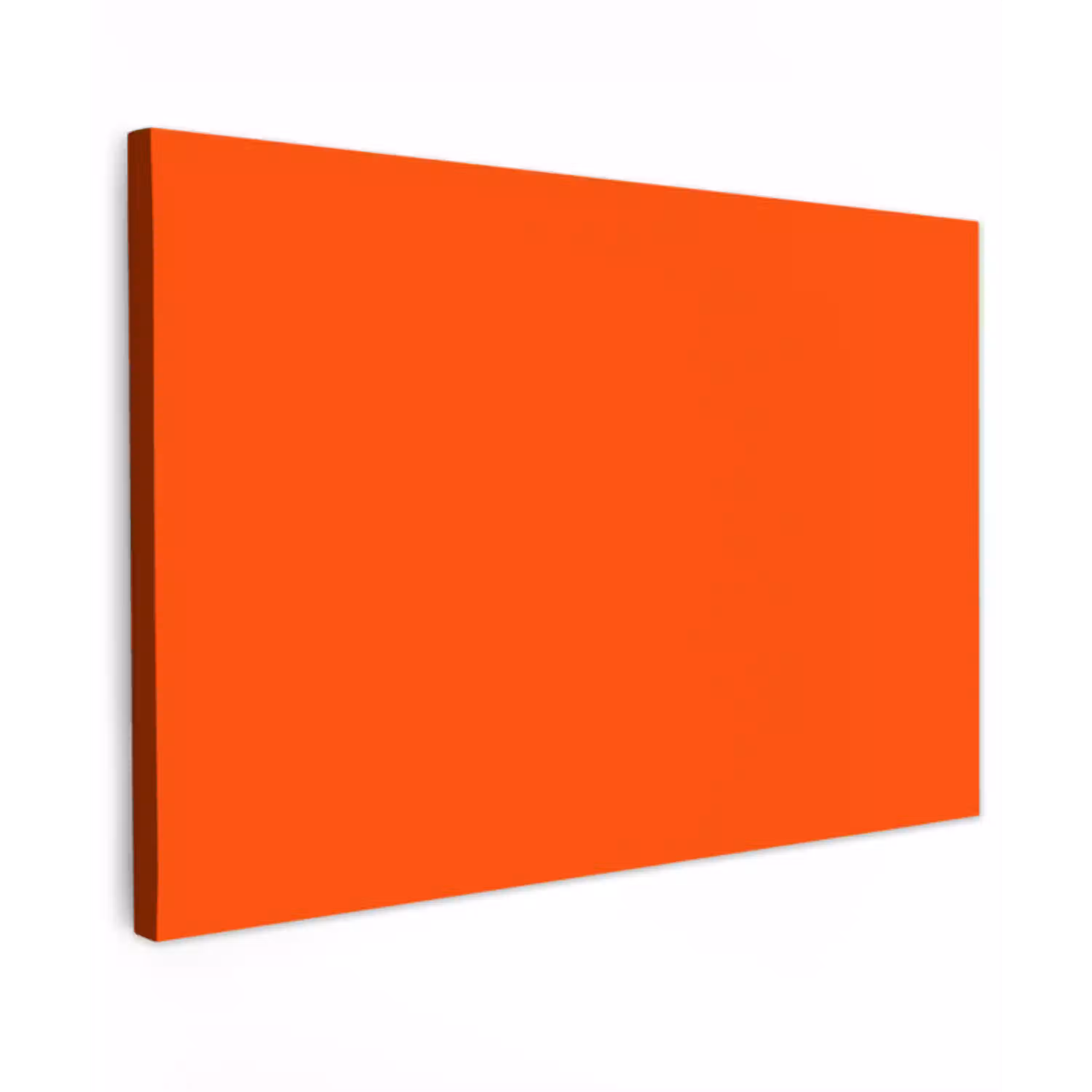 Fiery  - Tangerine - Oranje Tuinposter op houten frame 2 cm dik klein 845 -3d