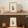 Knuffelbeer - Oranje bloemen - Vriendelijk Light Box met kabel klein -sfeer3_kind
