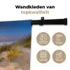 Duin - Zonsondergang - Horizon - Strand - Gras Wandkleed katoen klein -sfeer2