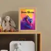 Leeuw - Verf- Kleuren - Dier Light Box met kabel (Kinderlampje) klein -sfeer2_kind