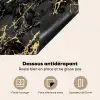 Marmer - Zwart - Goudstructuur Inductie beschermer vinyl 3mm middel 274 -usfeer4_FR