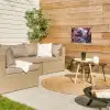 Sakura Tempeltuin in Volle Bloei tuinposter los doek klein -sfeer4