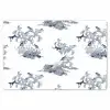 Aap - Palmboom - Blauw Placemat vinyl groot 368 -zzsfeer1_Kitchenyeah-website