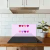 Lolly - Hart - Roze - Snoep keuken achterwand spatscherm klein -sfeer2