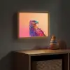 Arend - Vogel - Kleurrijk - Dier Light Box met batterij (Wandlamp kind) middel -sfeer5_kind